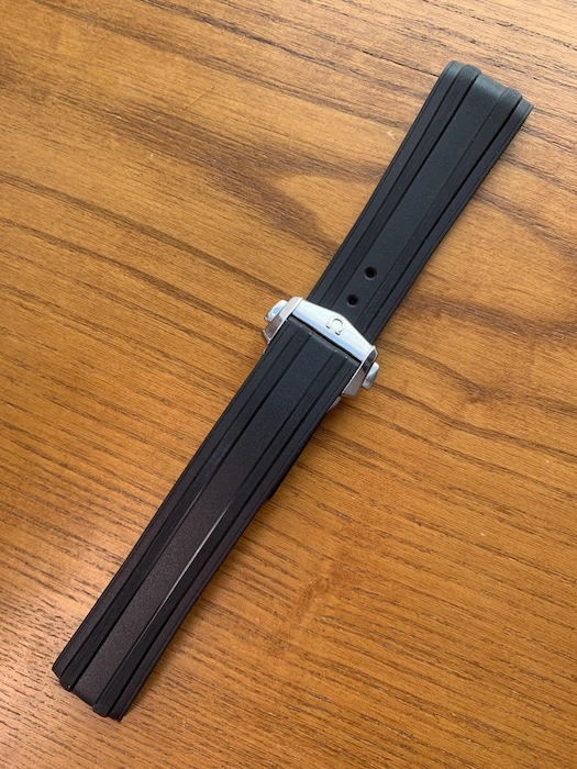 Ремінець для Omega Seamaster Diver 300M (чорний) із кліпсою - Зображення 4