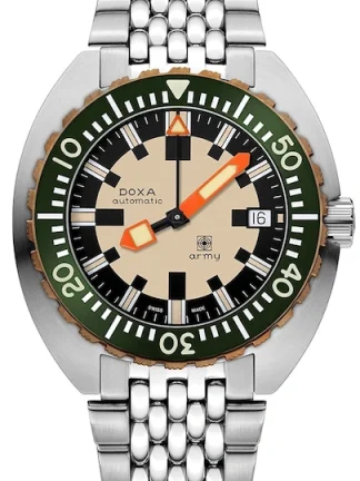 DOXA ARMY UNTER GREEN BRONZE BEZEL 785.60.031.10