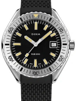DOXA SUB 200 SHARKHUNTER STAINLESS STEEL BEZEL 796.10.101.20
