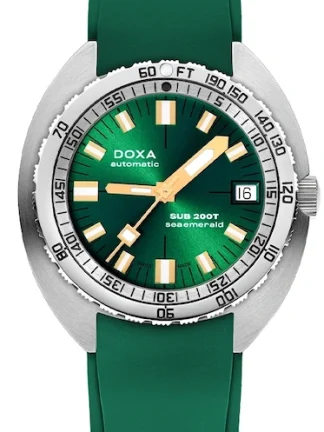 DOXA SUB 200T SEA EMERALD SUNRAY 804.10.131S.26