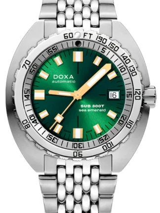 DOXA SUB 300T SEA EMERALD SUNRAY 840.10.131.10