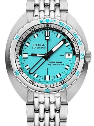 DOXA SUB 250T GMT AQUAMARINE 855.10.241.10