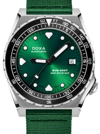 DOXA SUB 600T SEA EMERALD SUNRAY 861.10.131.26-N